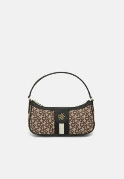 DKNY CAROL BAGUETTE - Handbag - Chino/black