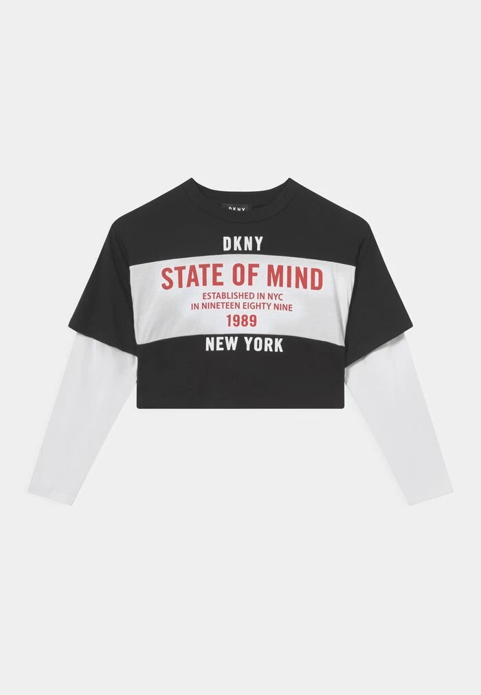 DKNY LONG SLEEVE - Long Sleeved Top - Black 3 DKNY LONG SLEEVE - Long Sleeved Top - Black