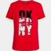 DKNY STACKED SEQUIN LOGO - Print T-shirt - Rudolph Red/black -Bag Haven Store 4cc31cfaa1024b67bff12f97f0e6afd9