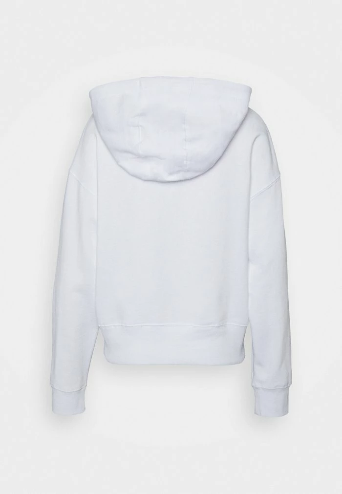 DKNY CUT OUT CROPPED HOODIE - Sweatshirt - White 4 DKNY CUT OUT CROPPED HOODIE - Sweatshirt - White - Image 2