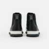 DKNY VIKA ZIP UP - High-top Trainers - Black/white -Bag Haven Store 53bd86db3cad4bfda7e89ee9d949a44d