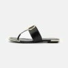 DKNY HALCOTT - T-bar Sandals - Black -Bag Haven Store 546564d94d334374b2920ac531a960cc
