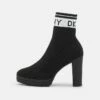 DKNY TESSA - Platform Ankle Boots - Black -Bag Haven Store 559af32e0f9f498ba22c6c3c1611061c