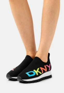 DKNY AZER RUNNER - Trainers - Black/multicolor