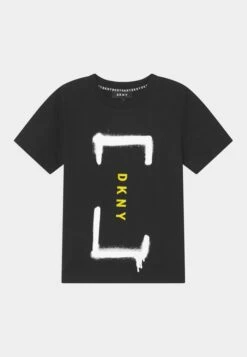 DKNY SHORT SLEEVES TEE - Print T-shirt - Black