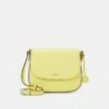 DKNY BRYANT SADDLE BAG - Across Body Bag - Spring Yellow -Bag Haven Store 5926facb782049f5b802e0e0200828f5