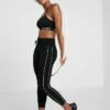 DKNY LOW IMPACT STRAPPYSEAMLESS BRA REMOVABLE CUPS - Light Support Sports Bra - Black -Bag Haven Store 596cd9aff85049459cf82ead3c3f3b48
