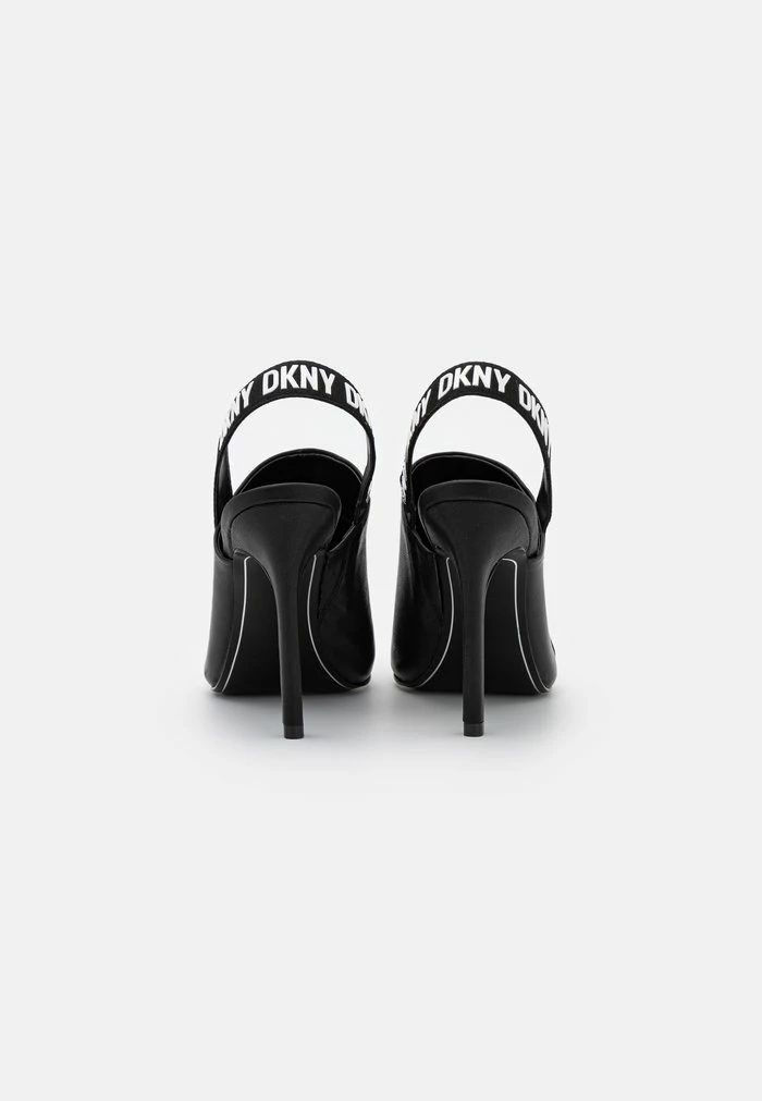 DKNY GLIN SLINGBACK MULE - Classic Heels - Black/white 6 DKNY GLIN SLINGBACK MULE - Classic Heels - Black/white - Image 4