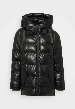 DKNY SHORT PUFFERS - Winter Jacket - Black