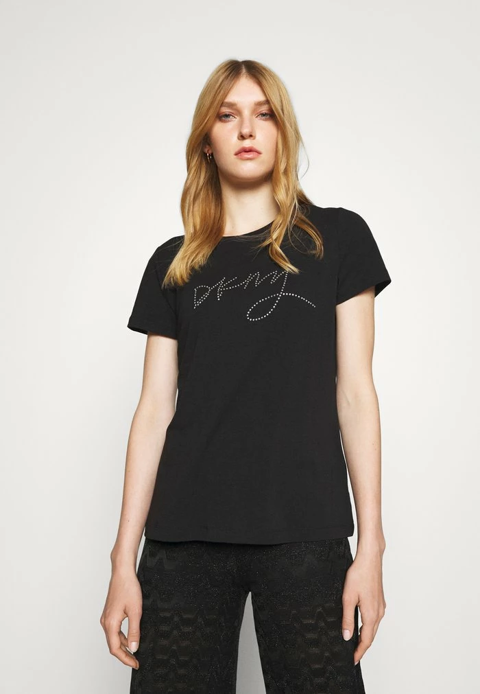 DKNY SCRIPT LOGO - Print T-shirt - Black 3 DKNY SCRIPT LOGO - Print T-shirt - Black