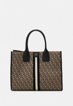 DKNY CAROL BOOK TOTE - Tote Bag - Chino/black