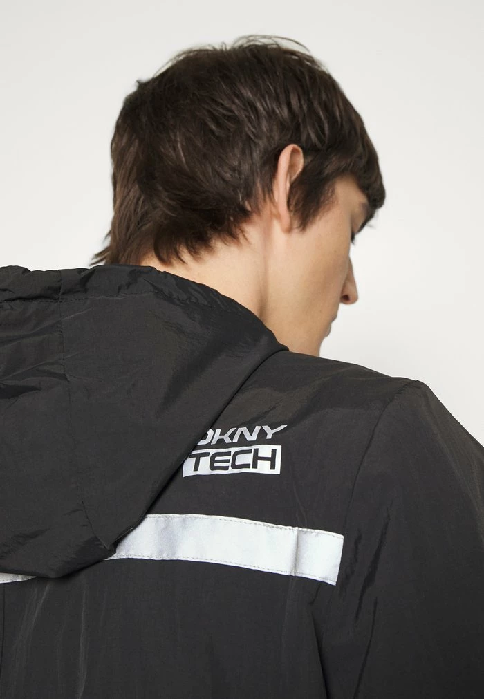 DKNY TECH HOODIE - Summer Jacket - Black 6 DKNY TECH HOODIE - Summer Jacket - Black - Image 4