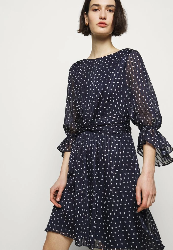 DKNY Day Dress - Midnight/ivory 6 DKNY Day Dress - Midnight/ivory - Image 4