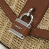 DKNY ELLA SHOULDER FLAP - Across Body Bag - Natural/caramel -Bag Haven Store 62762ae0b2ef48abb113ce4cf48a60cf