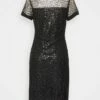 DKNY KNEE LENGTH SEQUIN DRESS - Jumper Dress - Black -Bag Haven Store 62aa6016856d4418bd87fc54a5f1a8d4