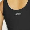 DKNY COLORBLOCK SCOOP NECK BRA LOGO ZIPPER - Light Support Sports Bra - Halogen -Bag Haven Store 64d1850db786401e912942049e54c6aa