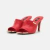 DKNY BRONX MULE - Heeled Mules - Red -Bag Haven Store 68ae8f9605e740e4ae0ba8fad3f61492