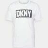 DKNY INSIDE THE BOX TEE - Print T-shirt - White -Bag Haven Store 68b56a9786664166a32fc9f82870f4f3