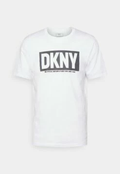 DKNY INSIDE THE BOX TEE - Print T-shirt - White