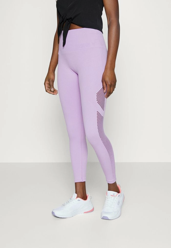 DKNY HIGH WAISTED SEAMLESS - Leggings - Wild Violet 3 DKNY HIGH WAISTED SEAMLESS - Leggings - Wild Violet
