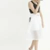 DKNY A-line Skirt - Blanc 1 DKNY A-line Skirt - Blanc -Bag Haven Store 6e4e7e58079e42e1b6574e9a50f8e095