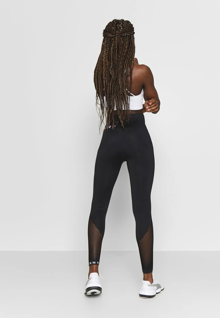 DKNY HIGH WAISTED SEAMLESS - Leggings - Black 5 DKNY HIGH WAISTED SEAMLESS - Leggings - Black - Image 3