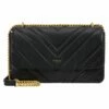 DKNY VIVIAN DOUBLE FLAP - Handbag - Black/gold -Bag Haven Store 7572c219b7ff42868ee91e149c46f0b2