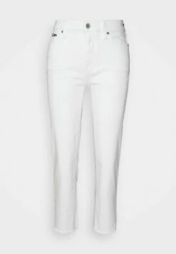 DKNY RIVINGTON CROP - Jeans Skinny Fit - White Rinse
