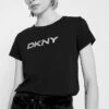 DKNY LOGO - Print T-shirt - Black/silver-coloured -Bag Haven Store 7a219ede9aa64c26ab3406ddc1a669f9