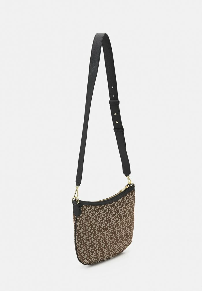 DKNY CAROL SADDLE CBODY - Across Body Bag - Chino/black 4 DKNY CAROL SADDLE CBODY - Across Body Bag - Chino/black - Image 2