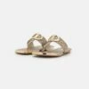 DKNY HALCOTT FLAT THONG - T-bar Sandals - Khaki -Bag Haven Store 7d3621d5c9624f6889604103b9c34f6d