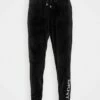 DKNY DIAMANTE LOGO - Tracksuit Bottoms - Black -Bag Haven Store 7ffd4a09fb464fc0bd1a87f40ee4bf46