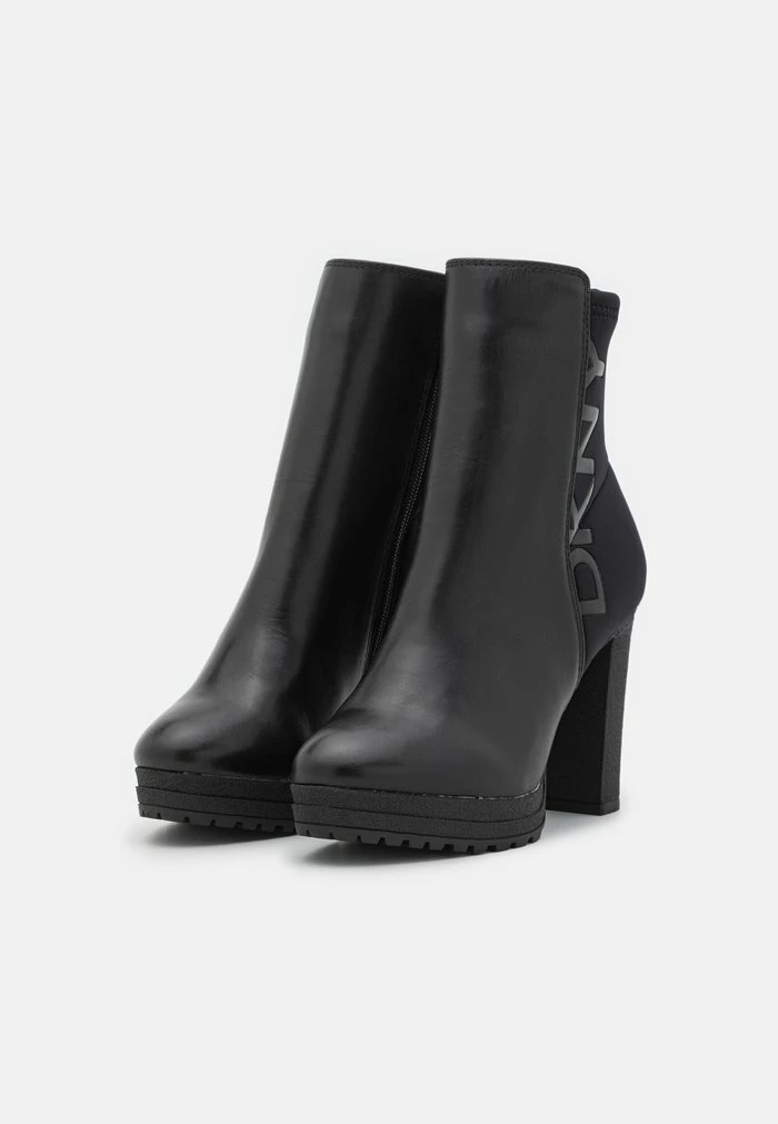 DKNY TESSI PLATFORM BOOTIE - Platform Ankle Boots - Black/shiny Black 5 DKNY TESSI PLATFORM BOOTIE - Platform Ankle Boots - Black/shiny Black - Image 3
