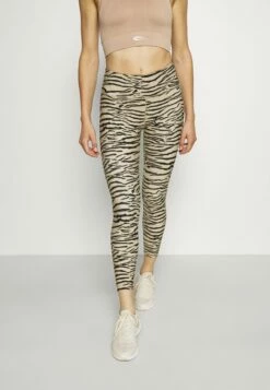 DKNY TIGER KING - Leggings - Latte
