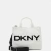 DKNY EMILEE TOTE - Handbag - White/black -Bag Haven Store 850bc73760a24582952064766abc965e