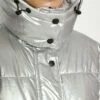 DKNY HIGH SHINE BOXY PUFFER REMOVABLE HOOD - Winter Jacket - Silver -Bag Haven Store 8537056aecbc48d5ac78cc87af04514c