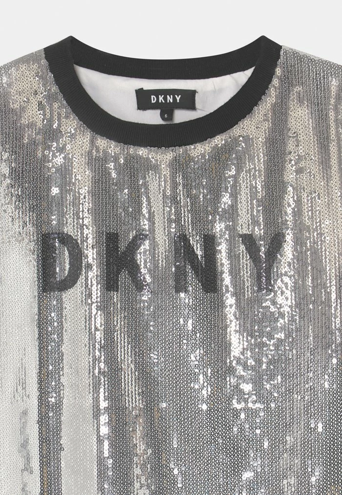 DKNY FANCY DRESS - Cocktail Dress / Party Dress - Light Grey 5 DKNY FANCY DRESS - Cocktail Dress / Party Dress - Light Grey - Image 3