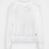 DKNY HONEYCOMB CREW NECKLONG SLEEVE PULL OVER - Long Sleeved Top - White -Bag Haven Store 896bd864893e455b92279203c351bfce