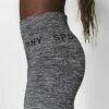 DKNY HIGH WAISTED SEAMLESS - Leggings - Heather Grey -Bag Haven Store 897e82af467c4090bdfa7ae11a63f852