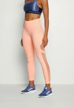 DKNY HIGH WAISTED SEAMLESS - Leggings - Mimosa