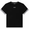 DKNY MANCHES COURTES - Print T-shirt - Black -Bag Haven Store 8a78ce53788f4a1a9e1377e05d20e812