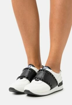 DKNY MARLIN SLIP ON - Trainers - White/black