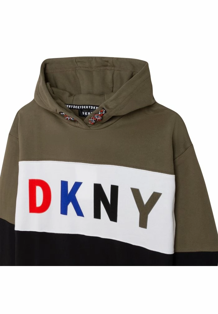 DKNY SWEAT A CAPUCHE - Hoodie - Green/black 4 DKNY SWEAT A CAPUCHE - Hoodie - Green/black - Image 2
