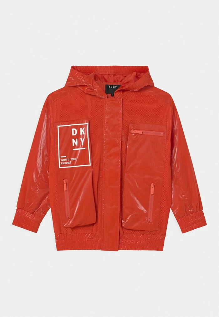 DKNY HOODED - Light Jacket - Poppy 2 DKNY HOODED - Light Jacket - Poppy