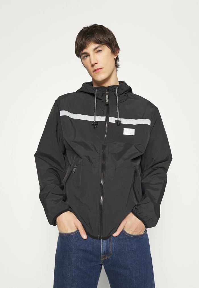 DKNY TECH HOODIE - Summer Jacket - Black 3 DKNY TECH HOODIE - Summer Jacket - Black