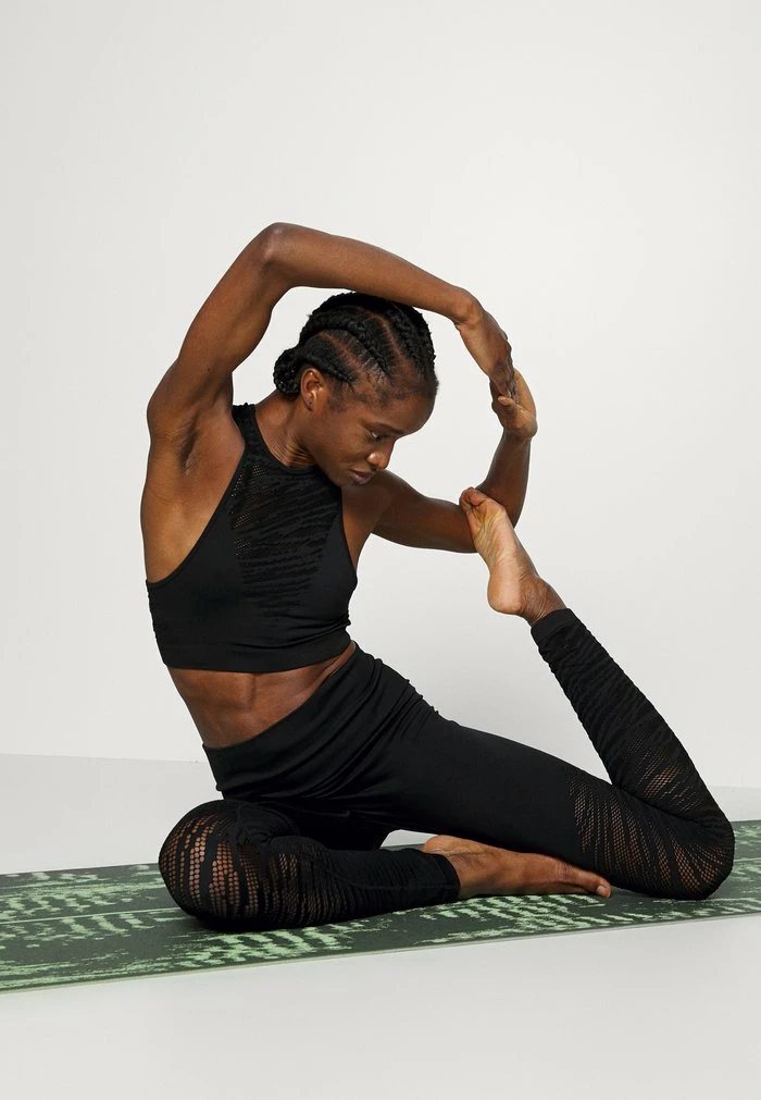 DKNY HIGH WAIST SEAMLESS ZEBRA - Leggings - Black 6 DKNY HIGH WAIST SEAMLESS ZEBRA - Leggings - Black - Image 4