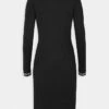 DKNY LOGO TAPING DRESS - Jumper Dress - Black/ivory/black -Bag Haven Store 9b3a5c49c3ab42a6a17feee2436bcaa0