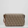 DKNY BRYANT - MD FLAP CROSSBODY - Across Body Bag - Chino / Caramel -Bag Haven Store 9c024f822bc54034a745c1cdd3f97f20
