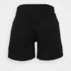 DKNY 5" SHORT EMBROIDERED LOGO - Sports Shorts - Black -Bag Haven Store 9c4c6f8370b640e1bda81fd8eba74e73