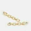 DKNY LINK LINEAR - Earrings - Gold-coloured -Bag Haven Store 9d0a2403c93f48a09e481d422d90f702